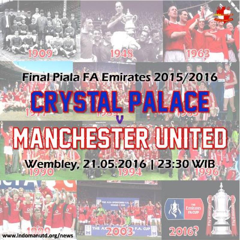 Preview: Final Piala FA - Crystal Palace vs Manchester United